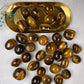 Tiger eye Tumble Stone 20-30mm 100g，Healing Crystal，Home Decor，For Gift