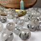 Black Tourmaline Stone, Tumbled Tourmaline, Energy Protection Crystal, EMF Shield Gem, Healing Stones, Chakra Balancing, 100g