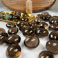 Smoky Quartz Crystal, Quartz Tumbled Stones, Healing Gemstones, Meditation Rocks, Energy Balancing, Natural Stone Decor, Spiritual Gifts