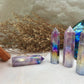 Aura Lepidolite Tower: Stress Relief, Sleep Aid, Spiritual Healing, Energy Cleanse, Meditation Support, Home Decor, Unique Spiritual Gift