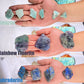 Clarity Raw crystal quartz Rainbow Fluorite Random shipments
