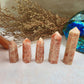 Sunstone Tower, Crystal, Healing Crystal Point, Energy Balance Stone, Meditation Tower, Natural Sunstone, Spiritual Decor, Reiki Charged