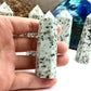 Kiwi Jasper Tower,Kiwi Jasper Point,Crystal Tower/Wand,Healing Crystal,Reiki Chakra Stone,Home Decor,For Gift
