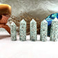Kiwi Jasper Tower,Kiwi Jasper Point,Crystal Tower/Wand,Healing Crystal,Reiki Chakra Stone,Home Decor,For Gift