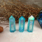 Blue Aura Crystal Quartz Tower Points New Home Party Wedding Gifts for Self and Friends