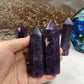 Exquisite Lepidolite Tower - A Symbol of Serenity & Balance for Home and Office, Enhances Personal Well-Being