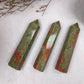 Unakite tower-point crystal tower gifts for friends new home gifts