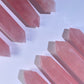 Natural Rose Quartz Tower, Healing Crystal Point, 1.5''-6'' - Promote Love, Emotional Healing & Balance